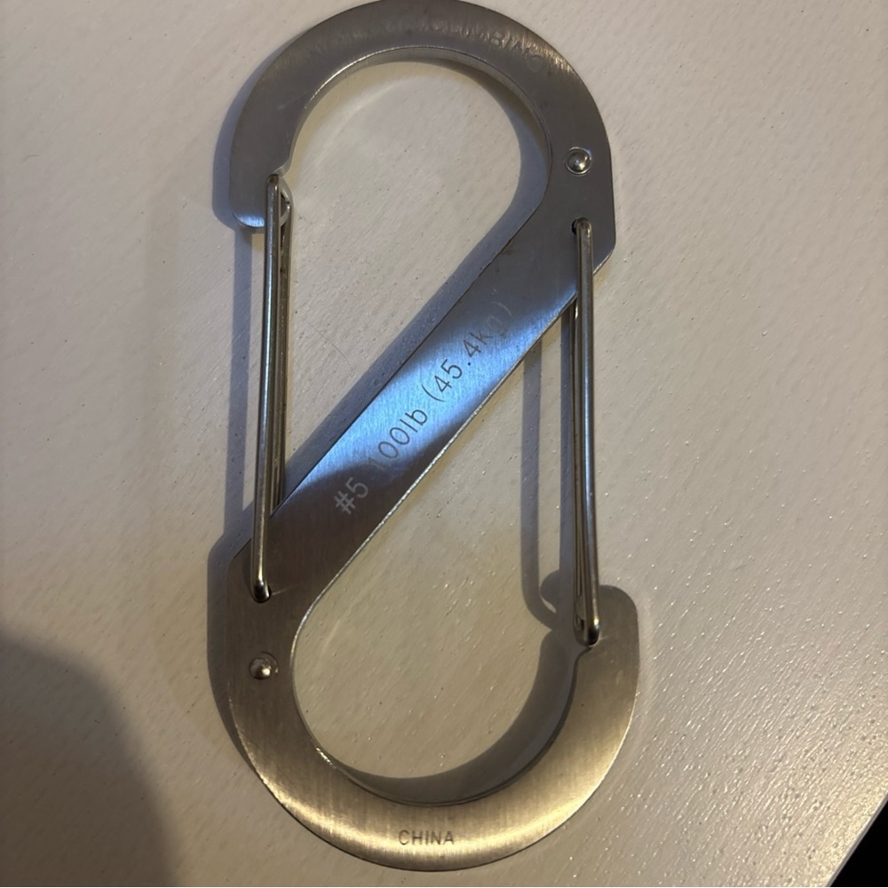Nite Ize Stainless S-Biner Versatile Carry Biner Sz 5 Camping 100lb Utility